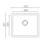 Carysil Salsa S-100-Snova 廚房水槽 (白色)